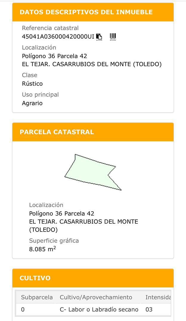 Exterior view of Non-constructible Land for sale in Casarrubios del Monte
