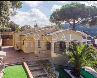 Exterior view of House or chalet for sale in Vallgorguina  with Air Conditioner and Terrace