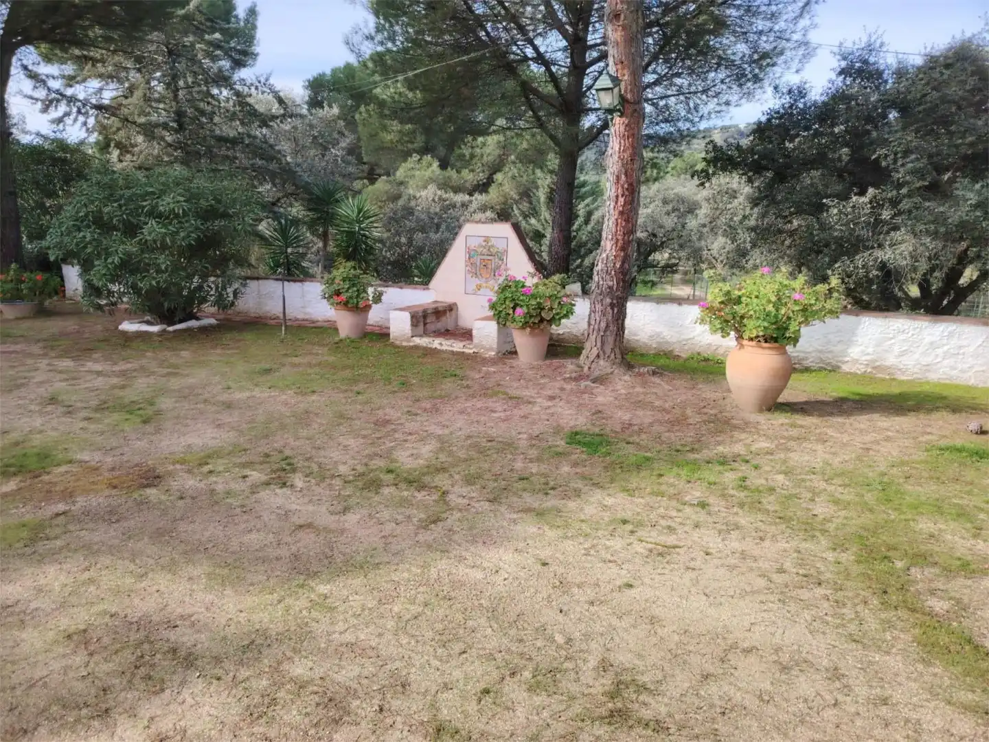 Houses for sale in Santuario Virgen de la Cabeza, 13, Andújar Garden of Houses for sale in Andújar with Terrace and Swimming Pool
