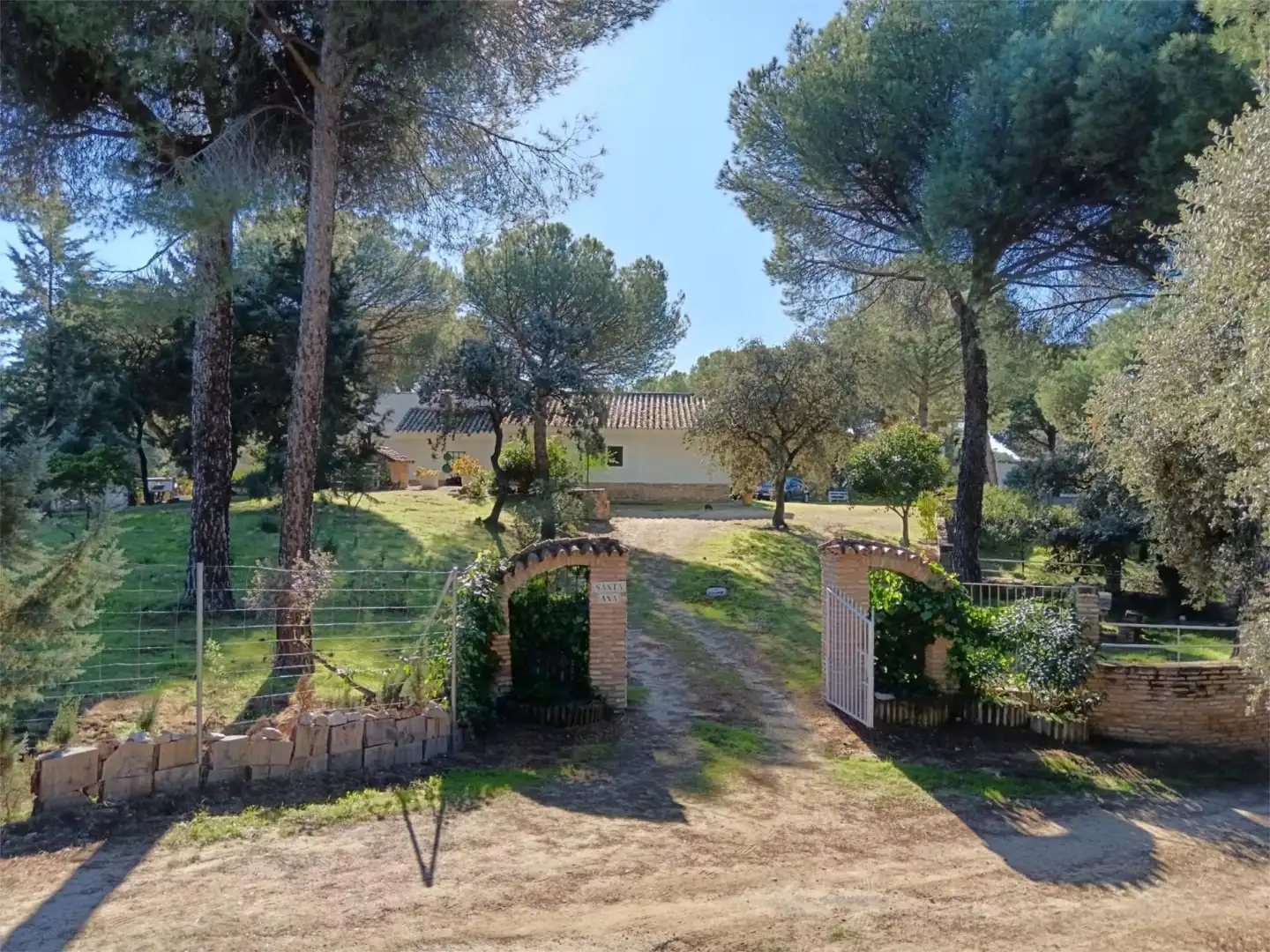 Houses for sale in Santuario Virgen de la Cabeza, 13, Andújar Garden of Houses for sale in Andújar with Terrace and Swimming Pool