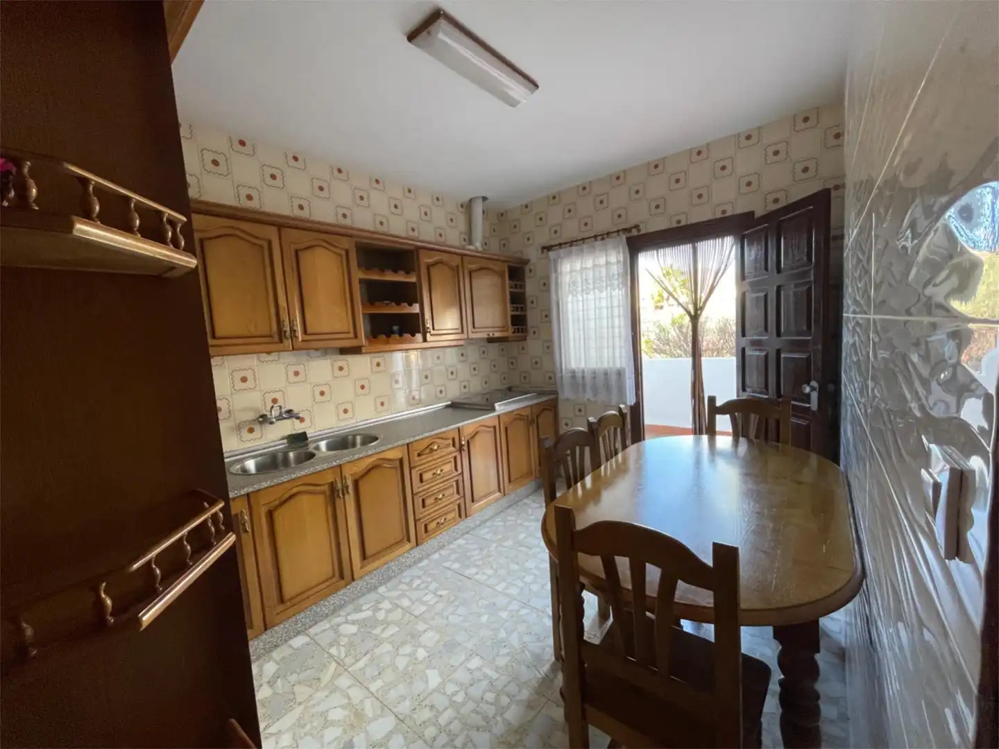 Kitchen of Flat for sale in Berja  with Private garden, Terrace and Storage room