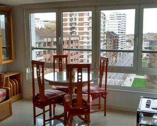 Dining room of Flat for sale in Gijón   with Private garden, Furnished and Balcony