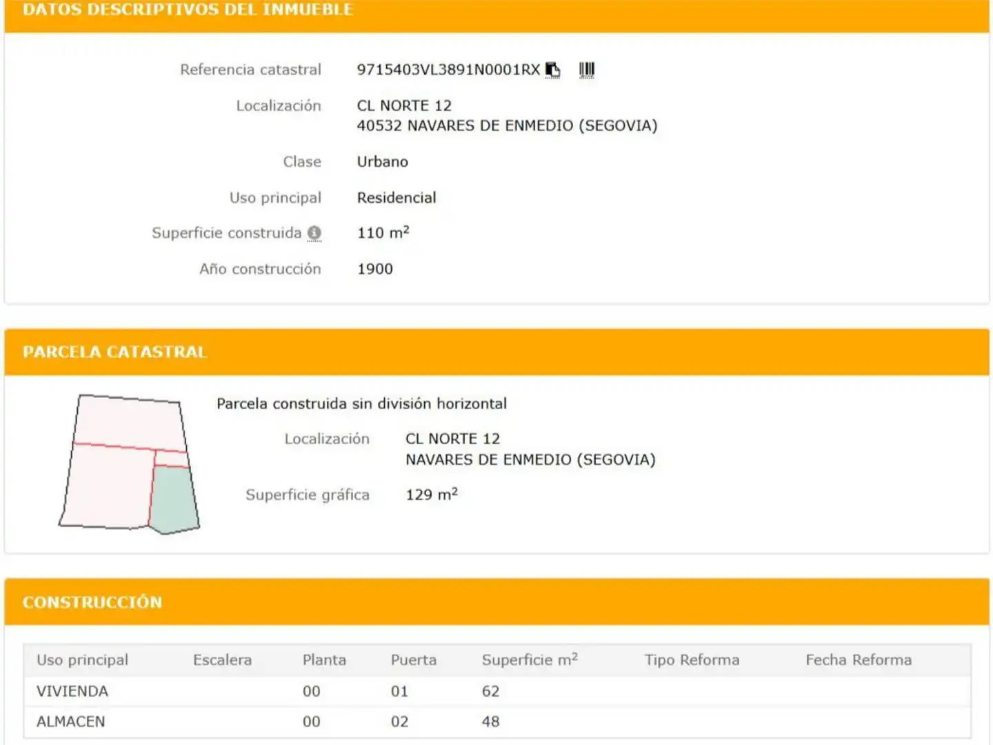 Planta baja en venta en Calle del Norte, 12, Navares de Enmedio Planta baja en venta en Navares de Enmedio