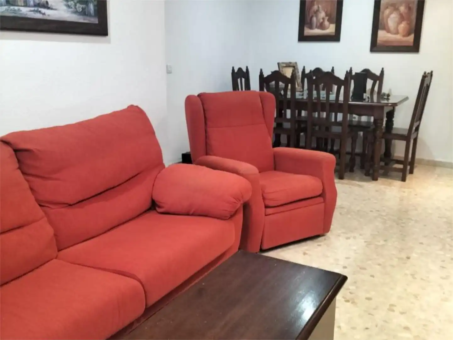 Wohnung zur Miete in Calle Molinero, 18, Vejer Wohnzimmer von Wohnung zur Miete in Vejer de la Frontera mit Klimaanlage, Heizung und Terrasse