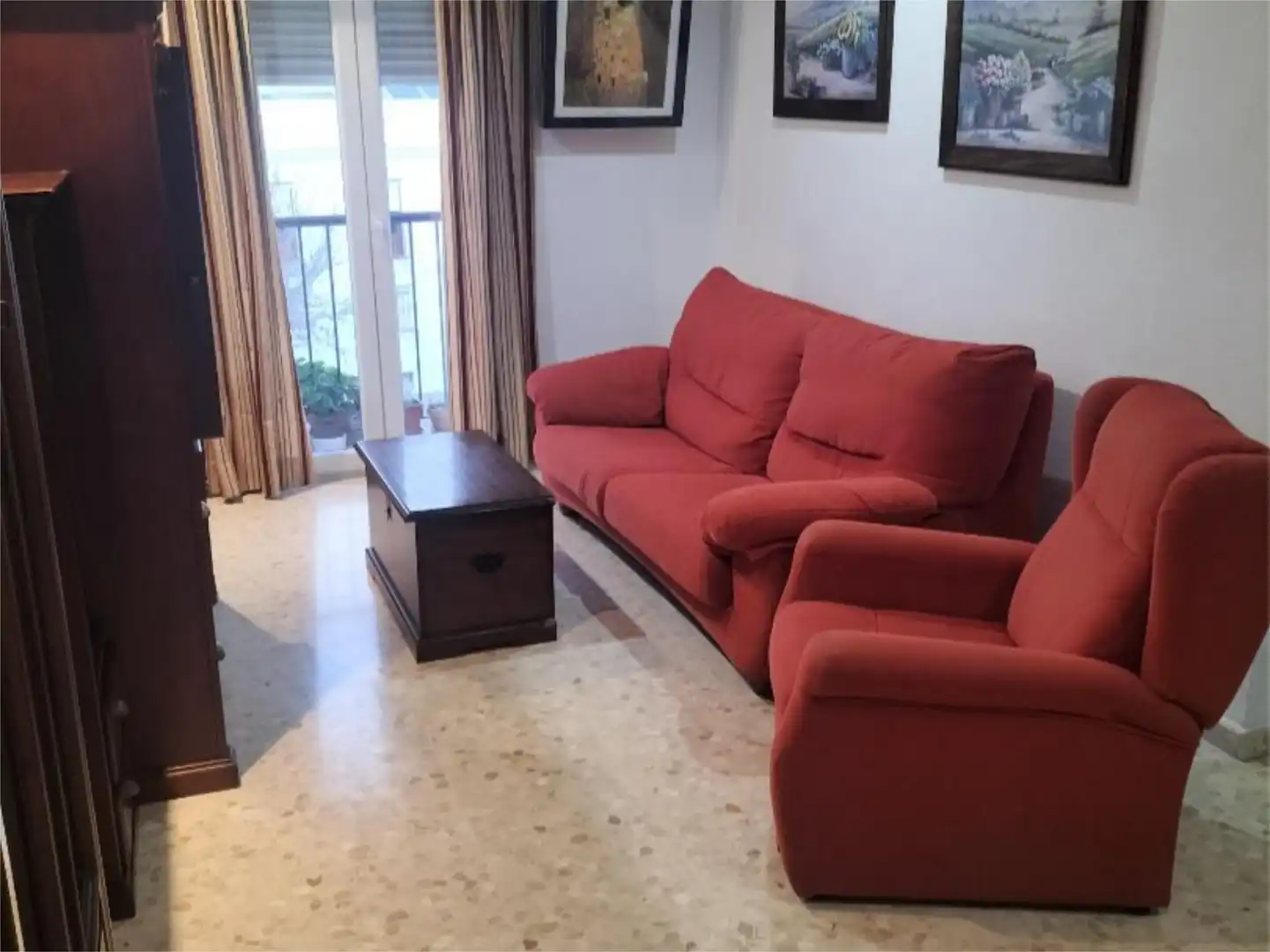 Wohnung zur Miete in Calle Molinero, 18, Vejer Wohnzimmer von Wohnung zur Miete in Vejer de la Frontera mit Klimaanlage, Heizung und Terrasse