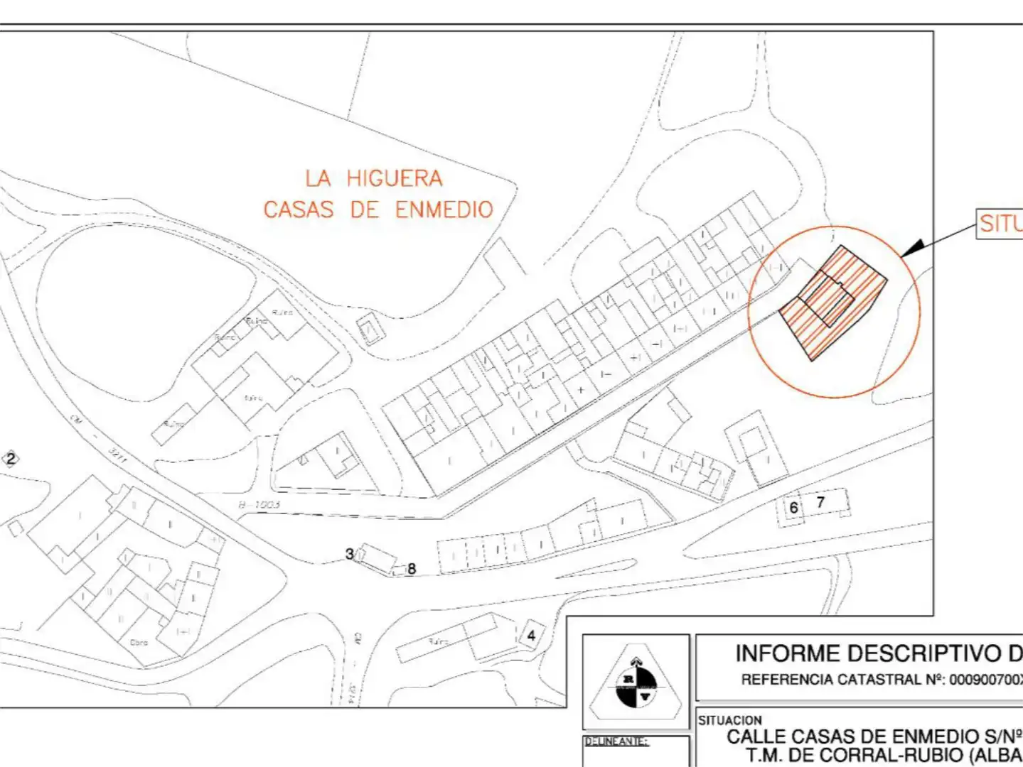 Vista exterior de Casa o chalet en venta en Corral-Rubio con Calefacción, Jardín privado y Terraza