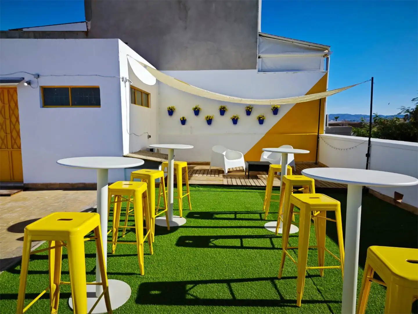 Room in Calle San Esteban, 4, Casco Antiguo Terrace of Flat for share in Cartagena with Air Conditioner, Heating and Terrace