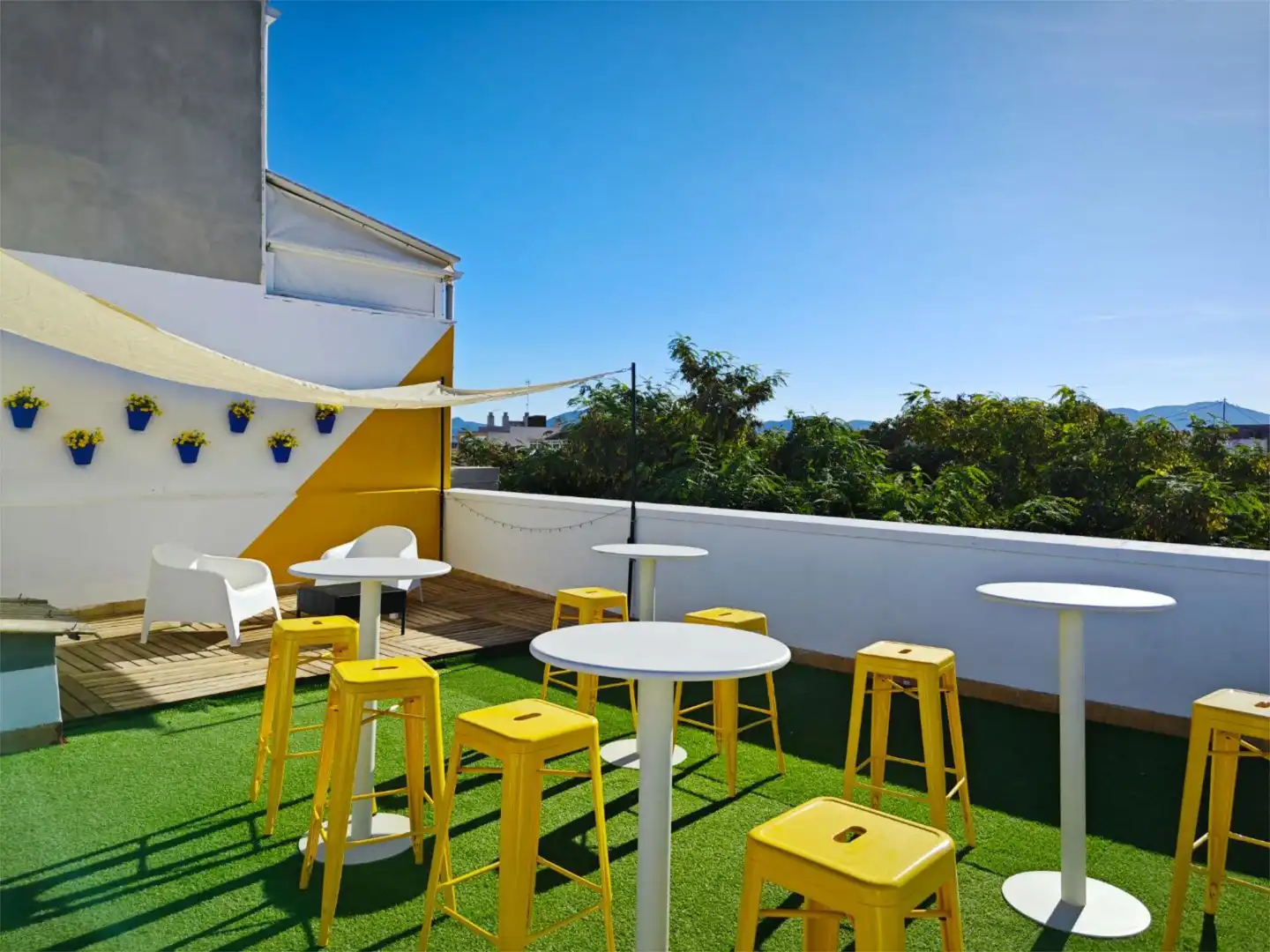 Room in Calle San Esteban, 4, Casco Antiguo Terrace of Flat for share in Cartagena with Air Conditioner, Heating and Terrace