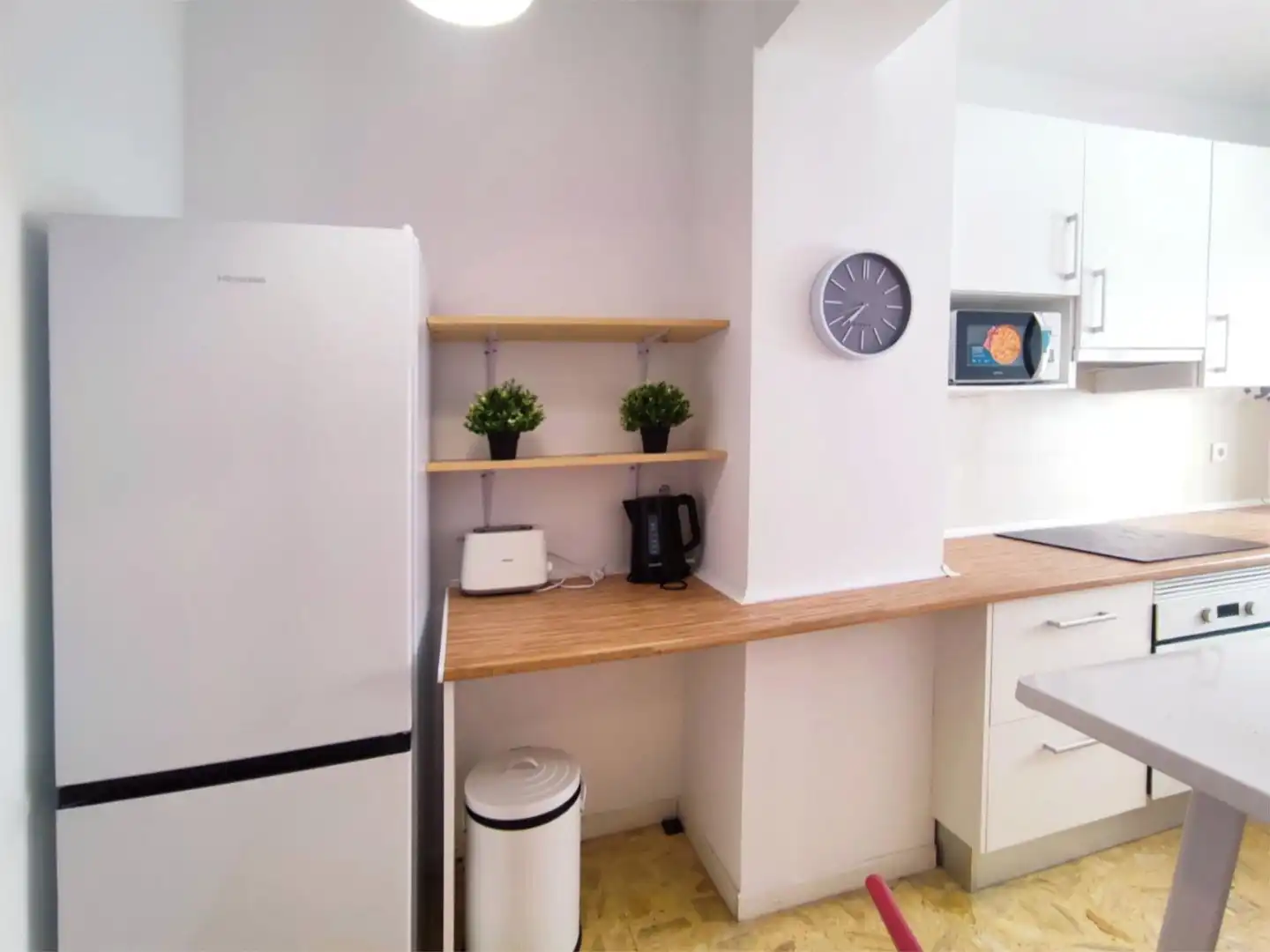 Room in Calle San Esteban, 4, Casco Antiguo Kitchen of Flat for share in Cartagena with Air Conditioner, Heating and Terrace