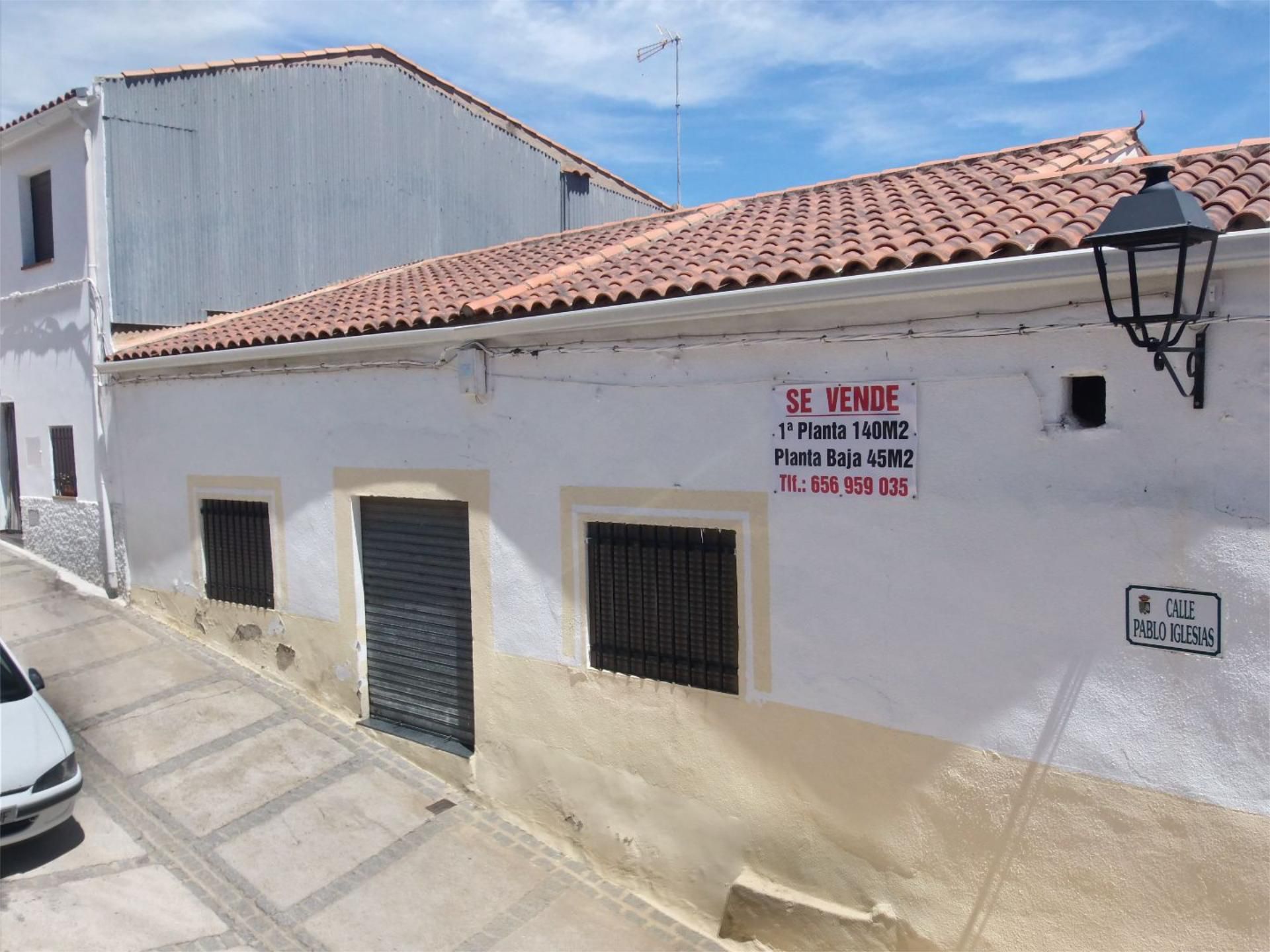 Vista exterior de Casa adosada en venda en Magacela