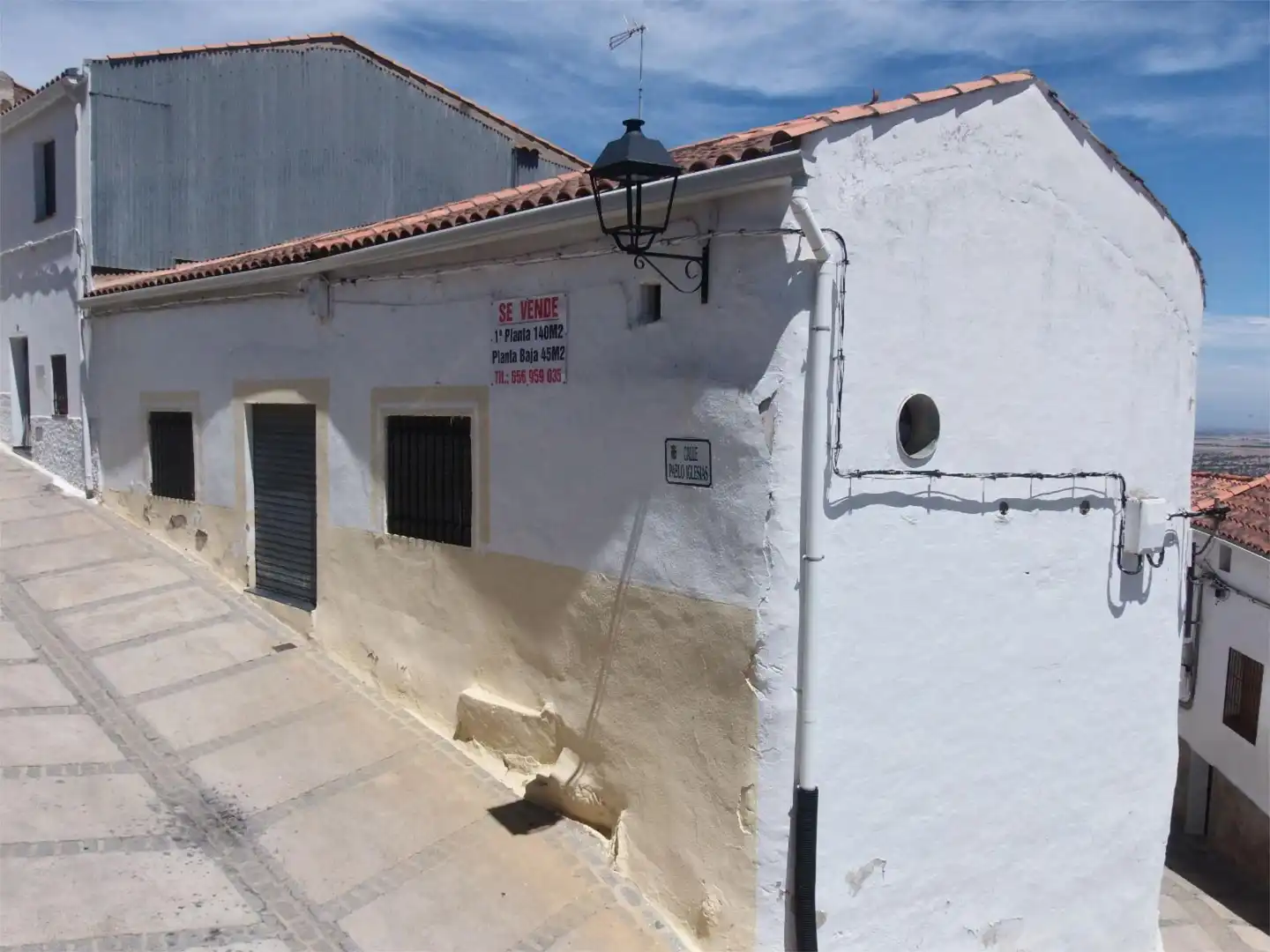 Casa adosada en venda a Calle Pablo Iglesias, 37, Magacela Vista exterior de Casa adosada en venda en Magacela
