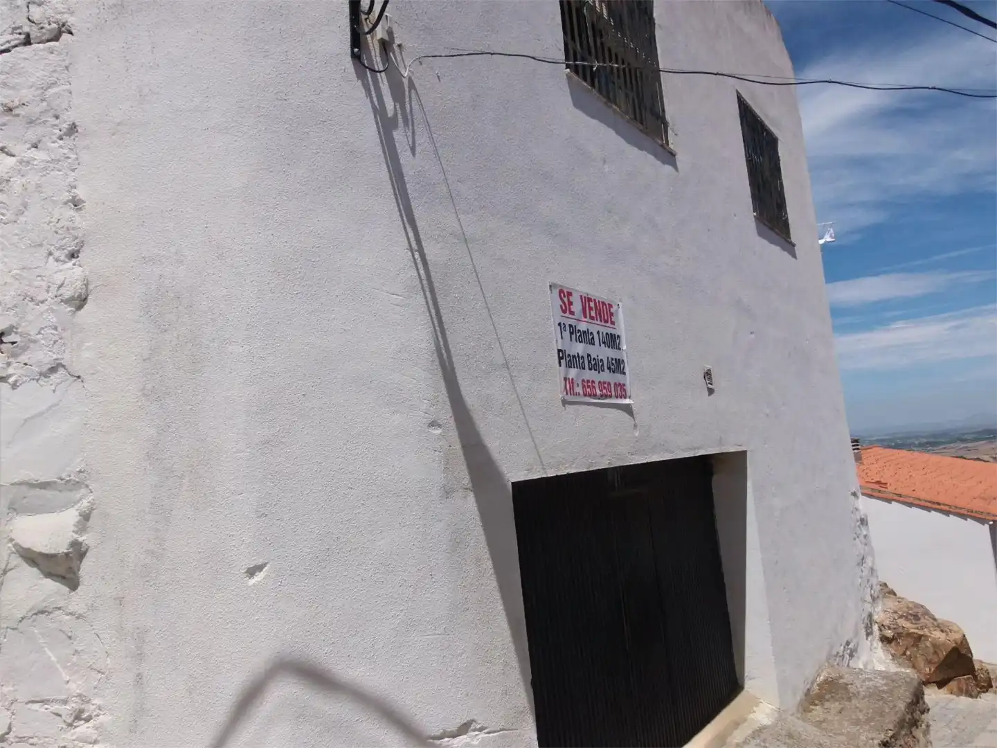 Casa adosada en venda a Calle Pablo Iglesias, 37, Magacela Vista exterior de Casa adosada en venda en Magacela