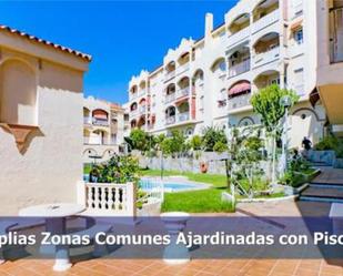 Exterior view of Flat to rent in Roquetas de Mar  with Private garden, Terrace and Swimming Pool