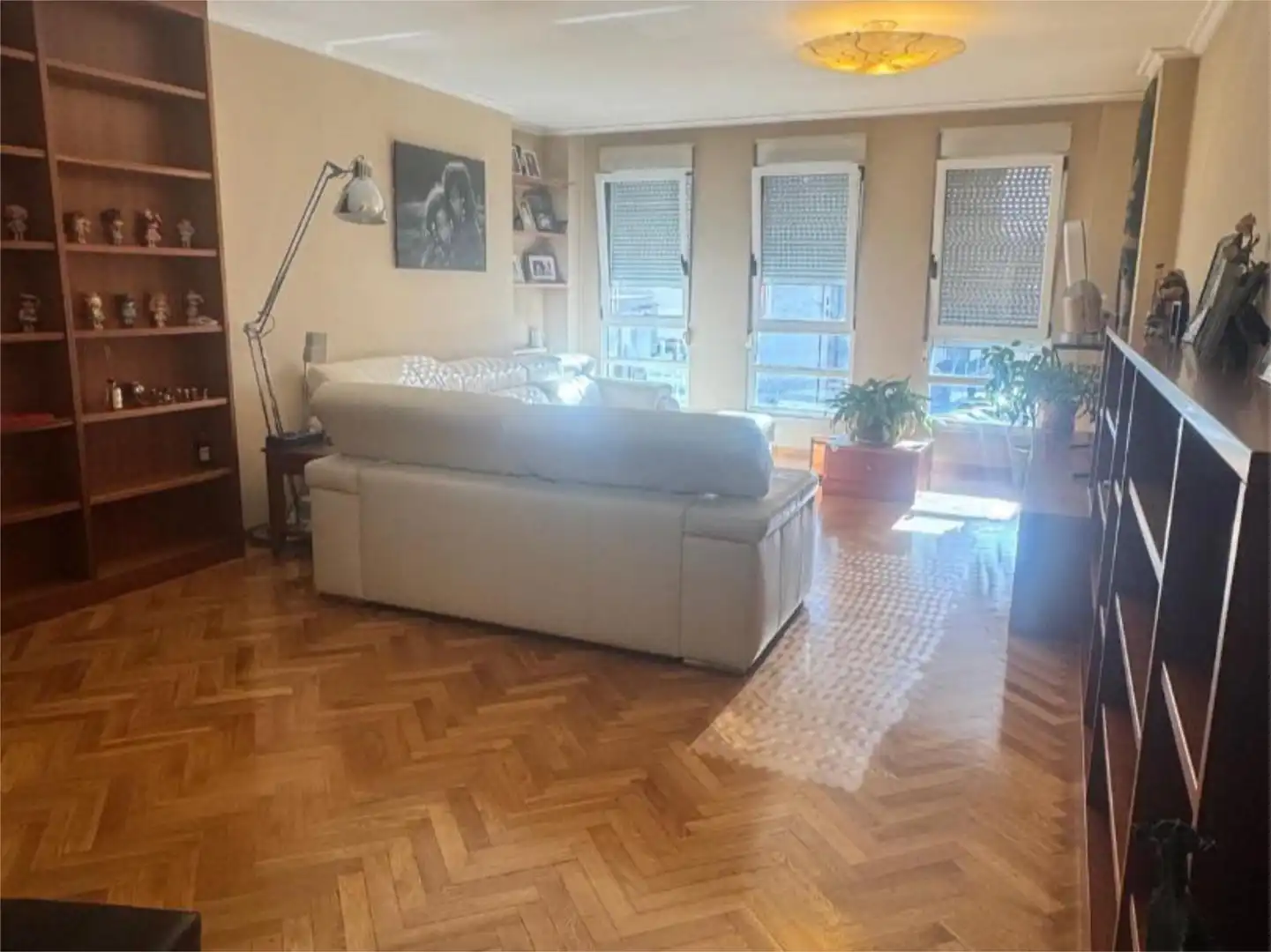 Sala de estar de Piso en venta en Lugo con Calefacción, Parquet y Terraza