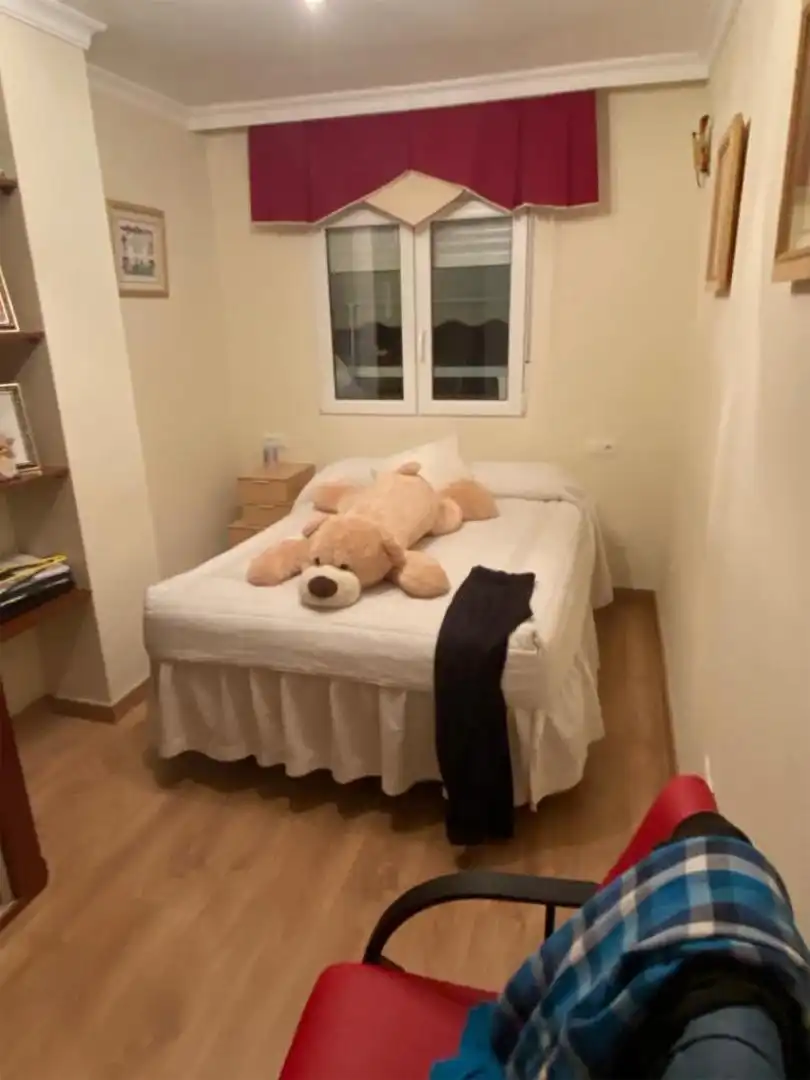 Schlafzimmer von Wohnung zur Miete in Málaga mit Klimaanlage, Heizung und Terrasse