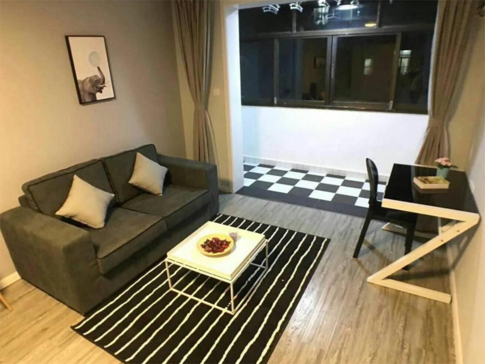 Sala de estar de Piso de alquiler en  Barcelona Capital con Jardín privado, Parquet y Trastero
