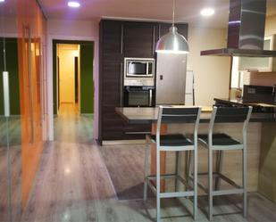 Kitchen of Flat to rent in Castellón de la Plana / Castelló de la Plana  with Parquet flooring, Furnished and Balcony