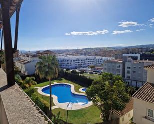 Exterior view of Flat for sale in Estepona  with Air Conditioner, Private garden and Storage room