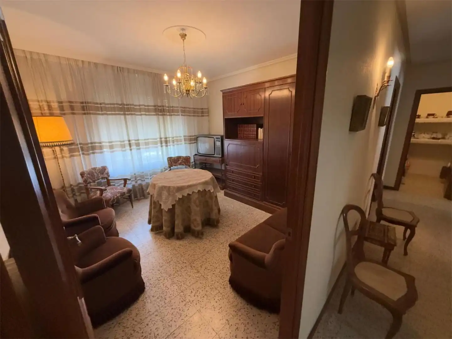 Piso en venta en Calle Don Quijote, 68, Socuéllamos Sala de estar de Piso en venta en Socuéllamos con Calefacción, Jardín privado y Terraza
