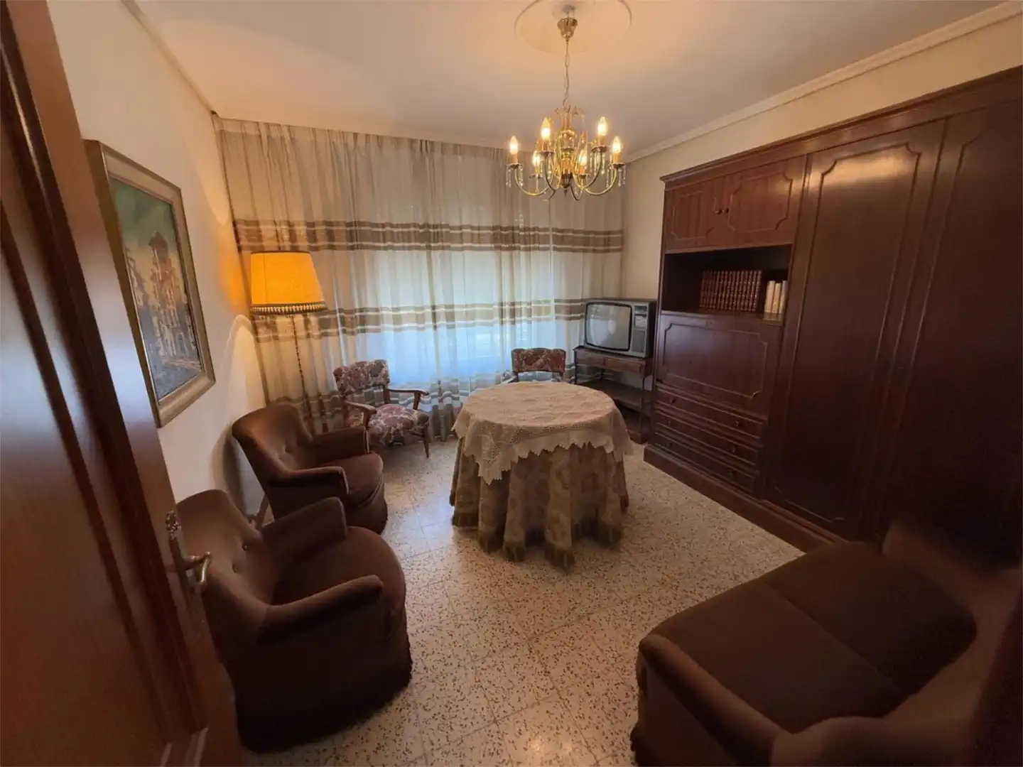 Piso en venta en Calle Don Quijote, 68, Socuéllamos Sala de estar de Piso en venta en Socuéllamos con Calefacción, Jardín privado y Terraza