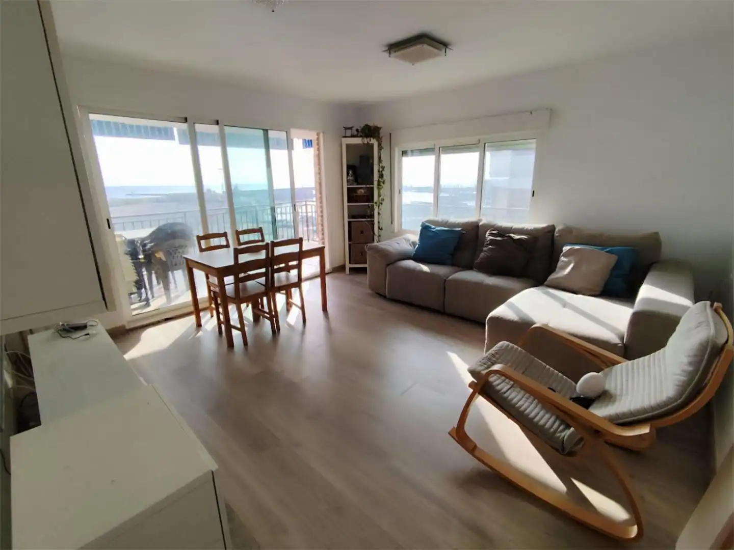 Flat for sale in Avenida Mediterrania, 35, Playa Living room of Flat for sale in Burriana / Borriana with Parquet flooring, Terrace and Balcony