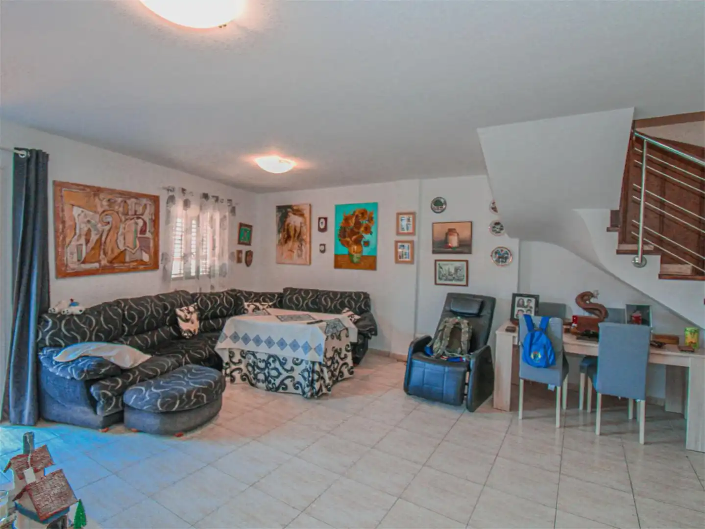 Casa adosada en venta en Calle las Toscas, 35, Santa Catalina Sala de estar de Casa adosada en venta en Tacoronte con Trastero y Parking comunitario