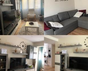 Living room of Flat to share in Gijón   with Heating, Parquet flooring and Furnished