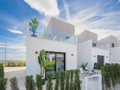 Exterior view of Single-family semi-detached for sale in  Murcia Capital  with Air Conditioner, Heating and Private garden