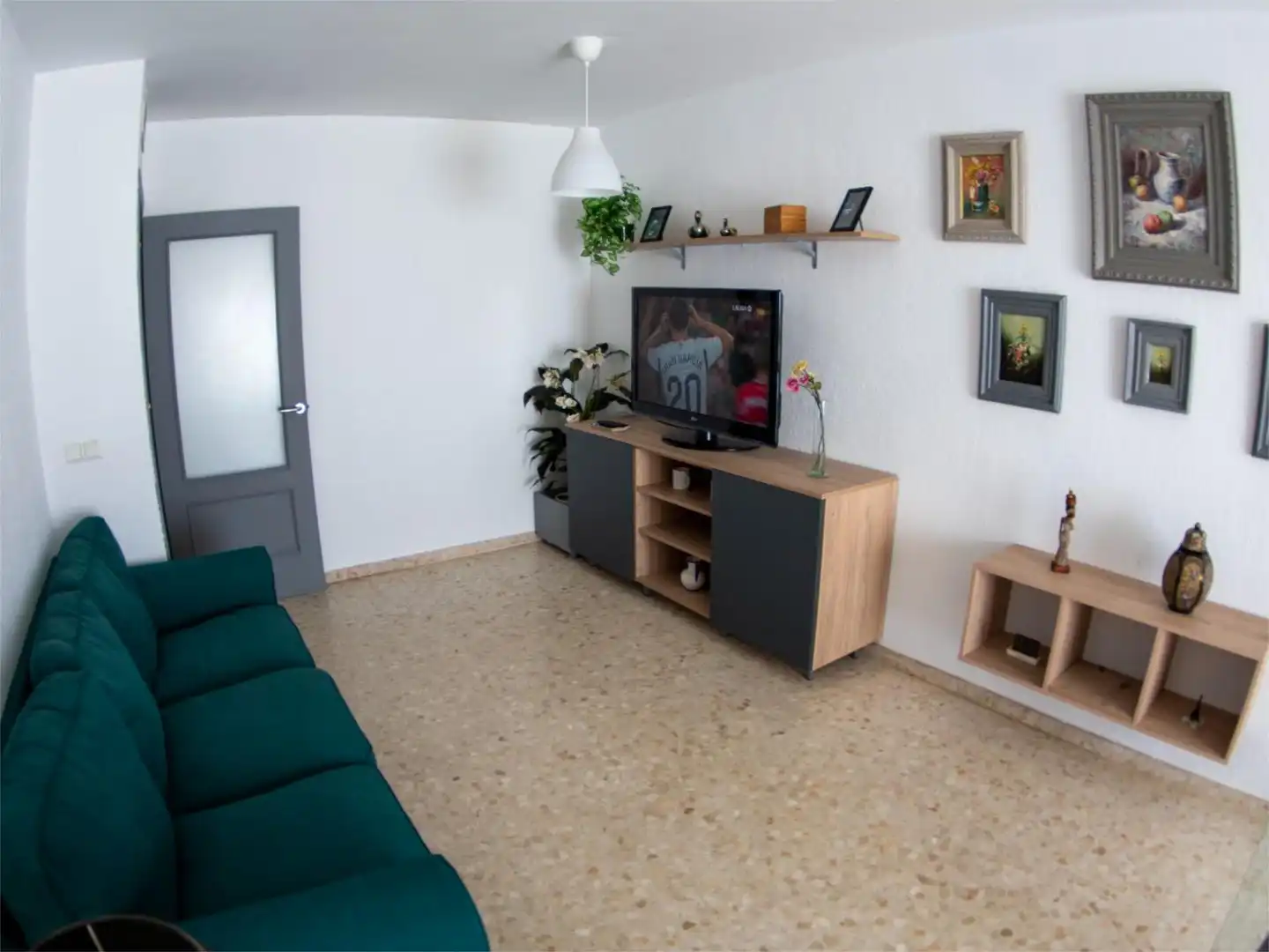 Sala de estar de Piso de alquiler en Cádiz con Amueblado