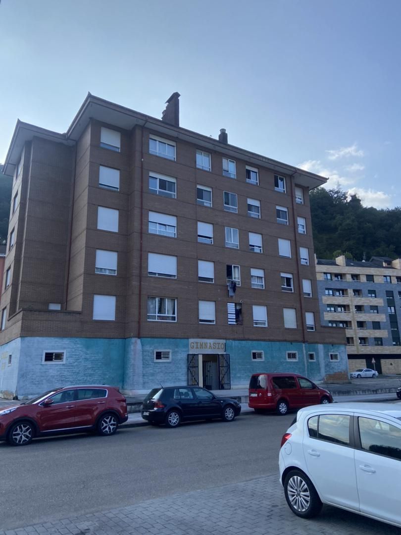 Vista exterior de Apartament en venda en Lena amb Parquet, Traster i Moblat