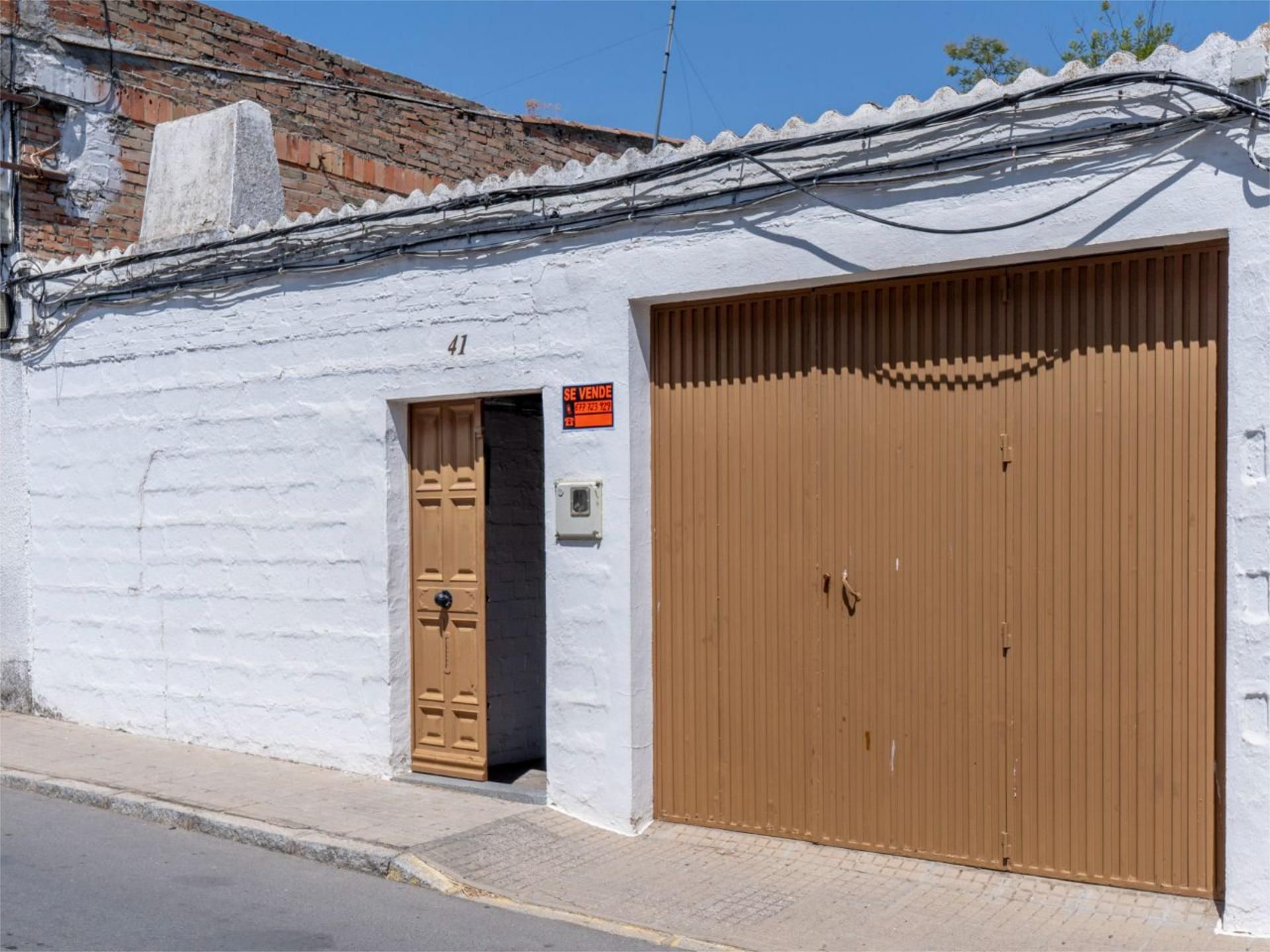 Exterior view of Single-family semi-detached for sale in Villanueva de Córdoba  with Heating