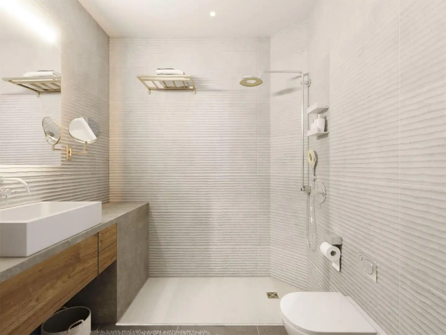 Badezimmer von Einfamilien-Reihenhaus zum Verkauf in Tacoronte mit Terrasse, Abstellraum und Möbliert