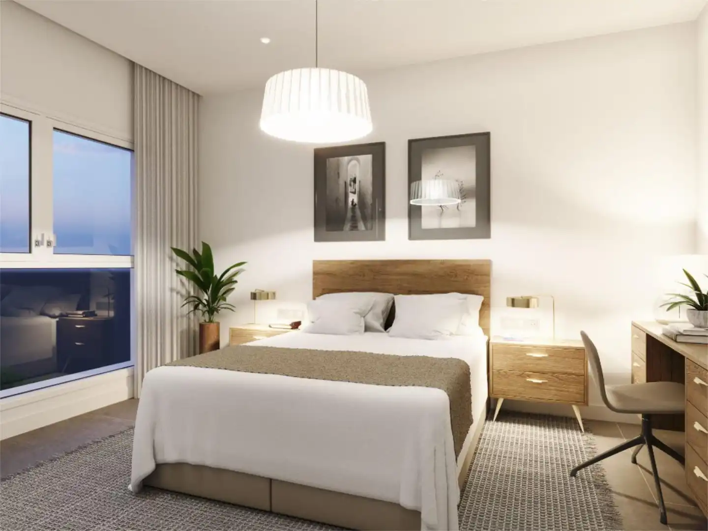 Schlafzimmer von Einfamilien-Reihenhaus zum Verkauf in Tacoronte mit Terrasse, Abstellraum und Möbliert