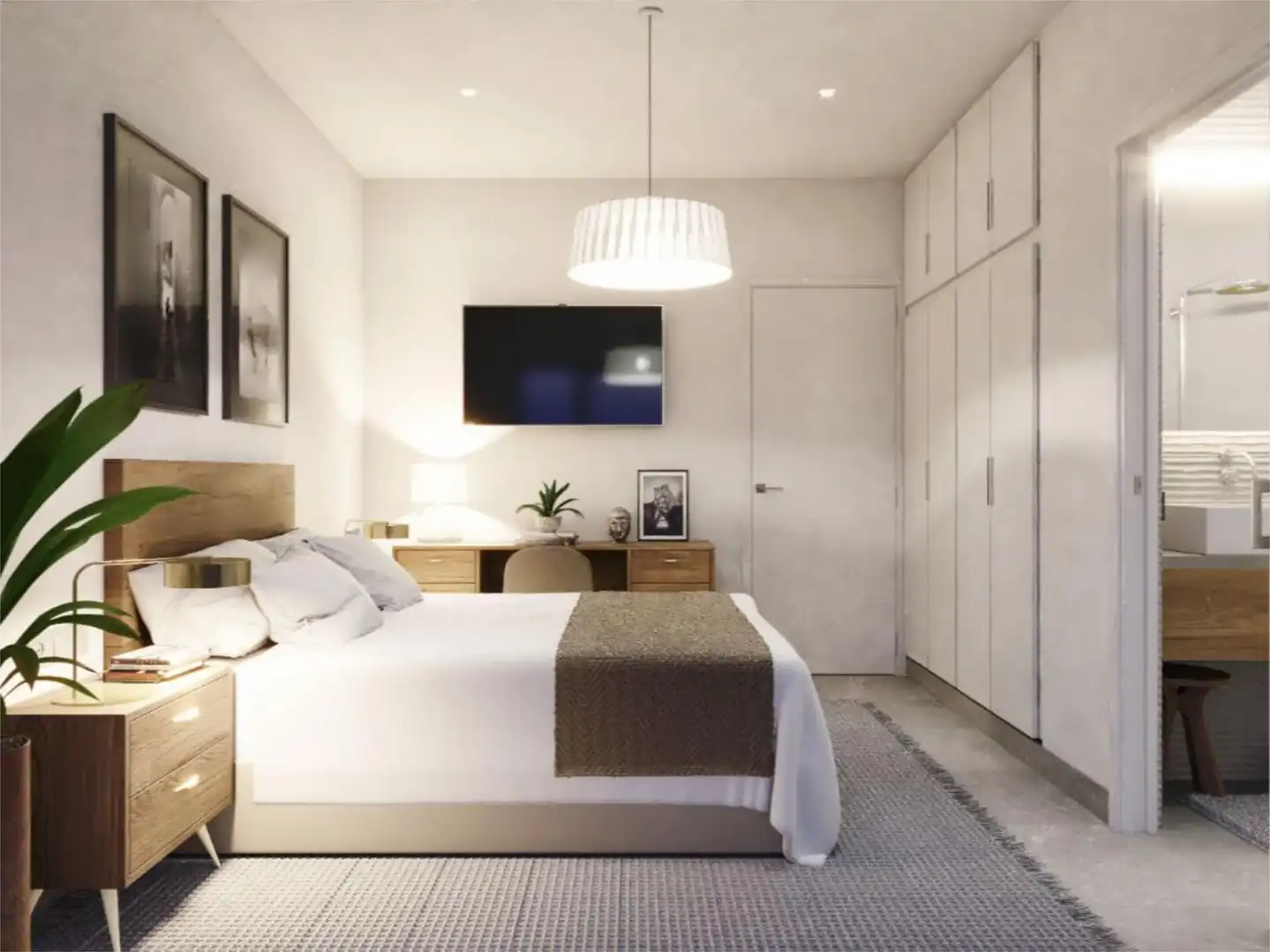 Schlafzimmer von Einfamilien-Reihenhaus zum Verkauf in Tacoronte mit Terrasse, Abstellraum und Möbliert