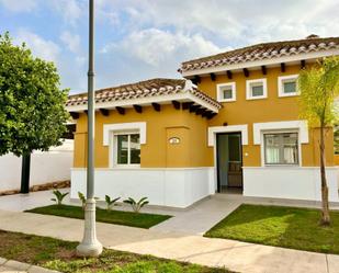 Vista exterior de Casa o xalet en venda en Torre-Pacheco amb Aire condicionat, Terrassa i Piscina