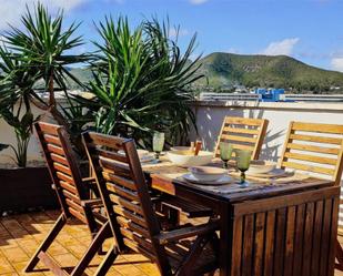 Terrasse von Wohnungen miete in Eivissa mit Klimaanlage, Heizung und Parkett