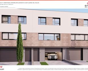 Vista exterior de Casa adosada en venda en Sant Quirze del Vallès amb Aire condicionat, Terrassa i Piscina