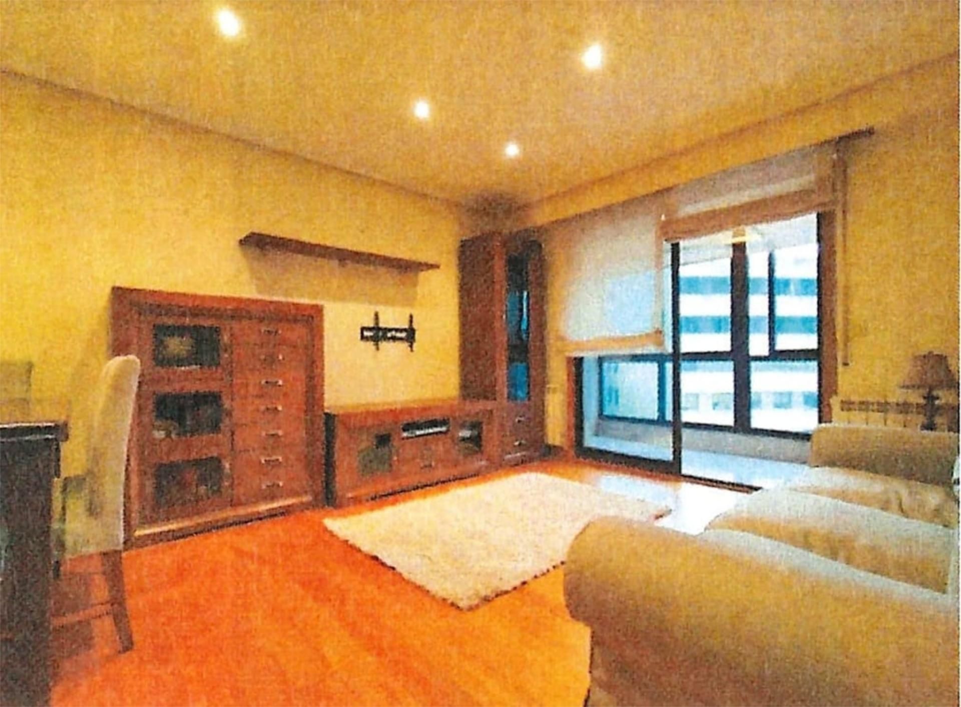 Living room of Flat for sale in Ourense Capital   with Heating, Parquet flooring and Terrace