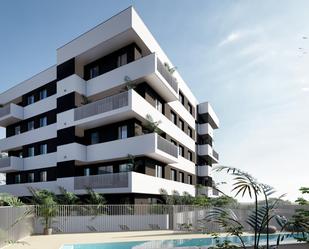 Exterior view of Flat for sale in Vilanova i la Geltrú  with Air Conditioner, Heating and Parquet flooring