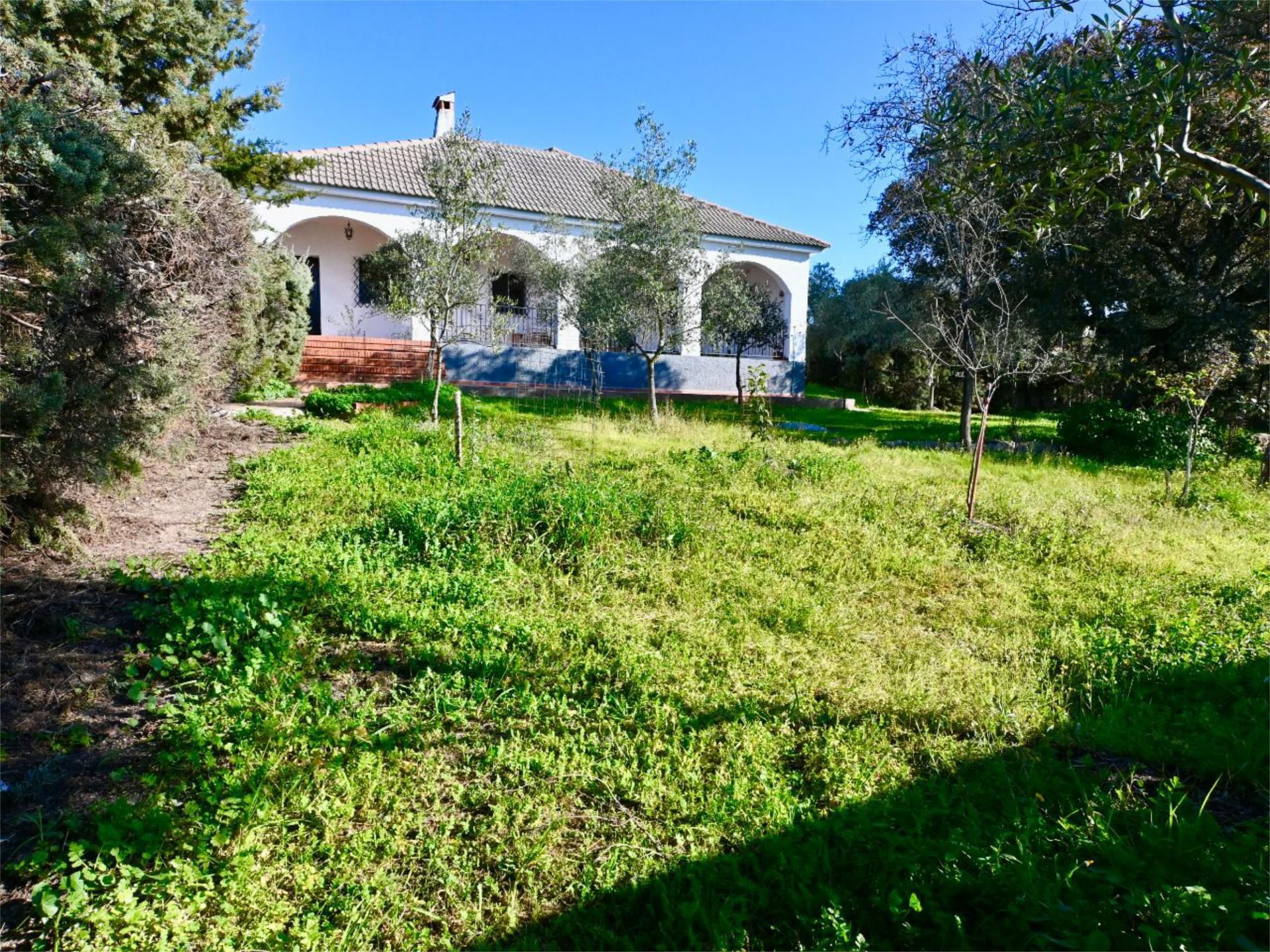 Jardí de Casa o xalet en venda en Malpartida de Cáceres amb Aire condicionat i Terrassa
