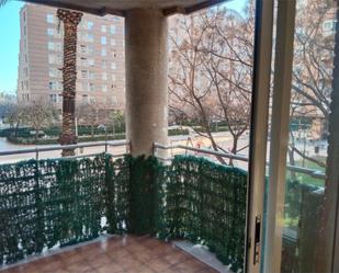 Balcony of Flat to rent in  Valencia Capital  with Air Conditioner and Balcony