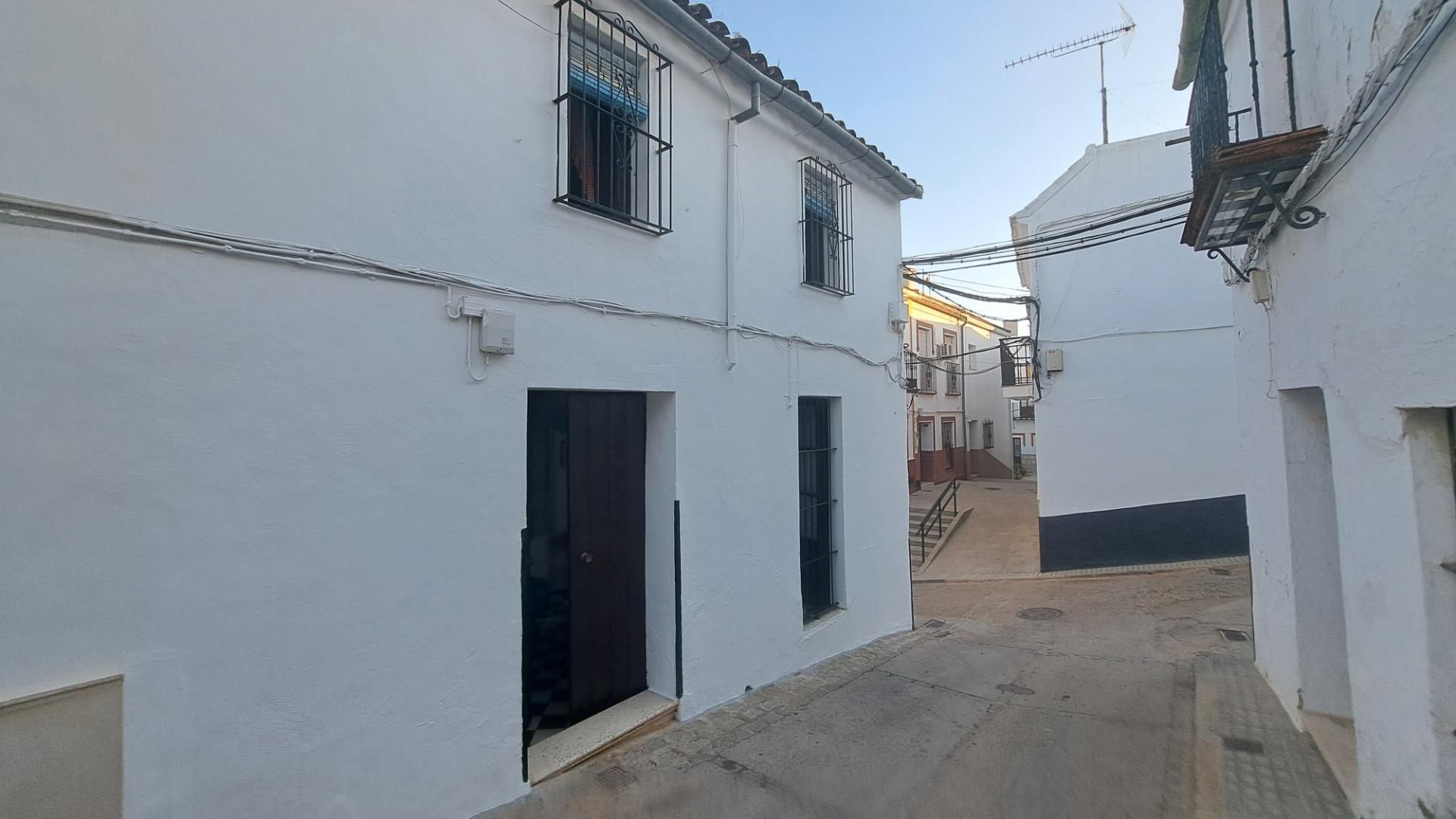 Exterior view of Single-family semi-detached for sale in Constantina  with Heating and Furnished