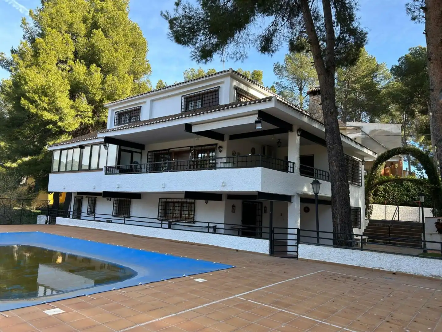 Finca rústica en venta en Paraje de las Fuentecicas, 89b, Almansa Vista exterior de Finca rústica en venta en Almansa con Aire acondicionado, Terraza y Piscina