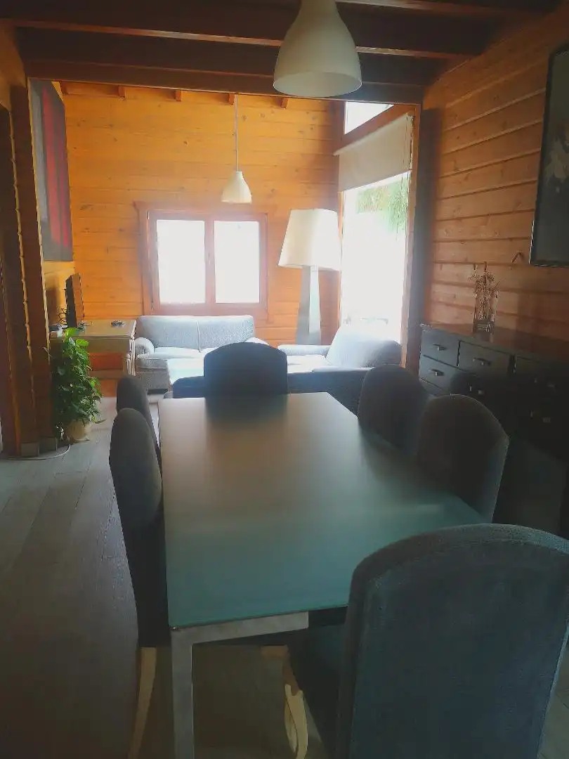 Esszimmer von Haus oder Chalet zur Miete in Vejer de la Frontera mit Privatgarten, Parkett und Terrasse