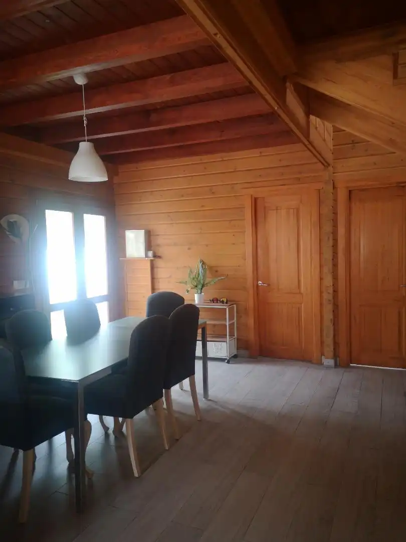 Esszimmer von Haus oder Chalet zur Miete in Vejer de la Frontera mit Privatgarten, Parkett und Terrasse