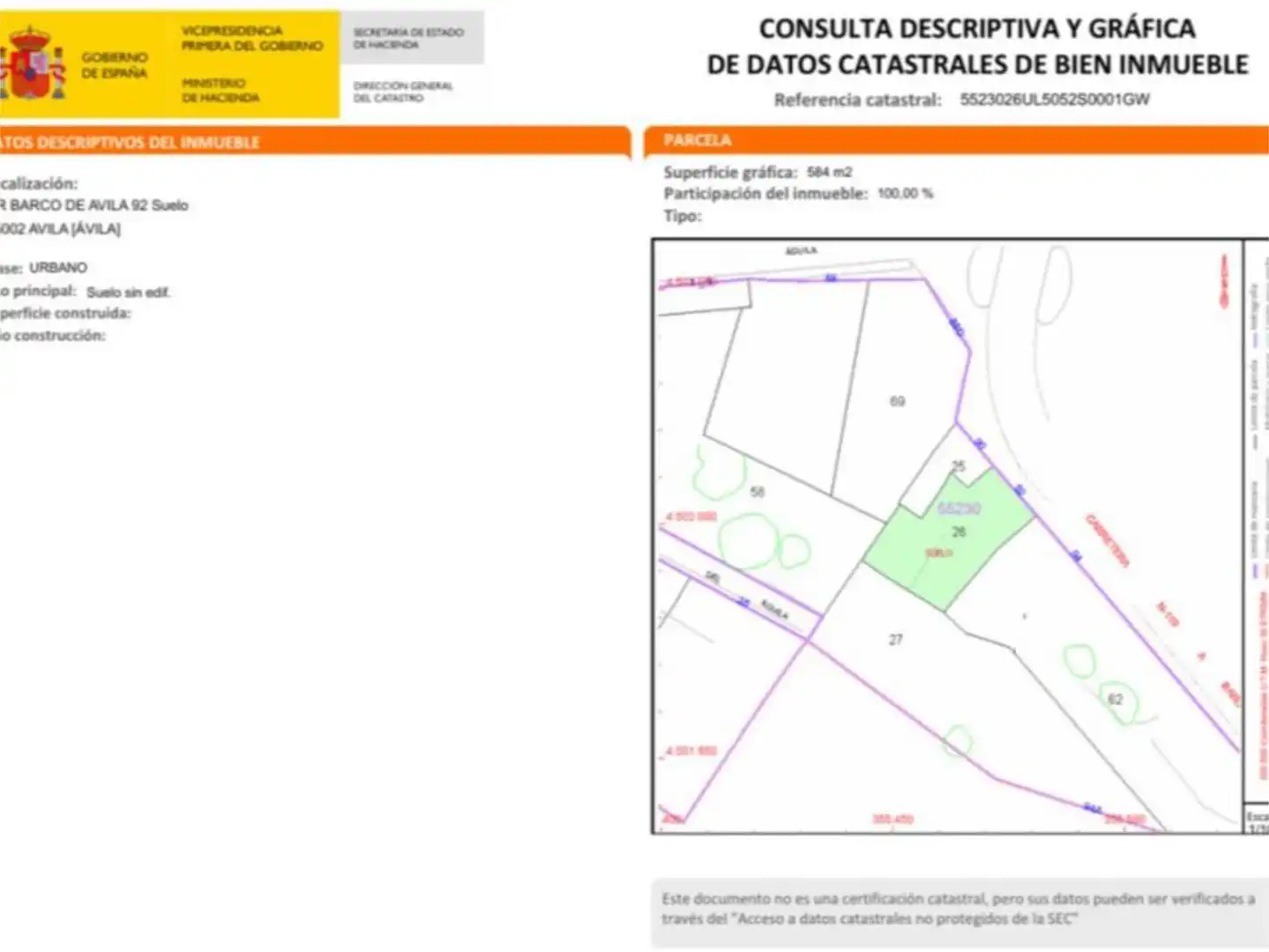 Bebaubares Gelände zum Verkauf in Ávila