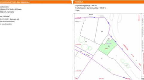 Foto 5 de Urbanitzable en venda a Carretera Barco de Ávila, 92, Cuatro Postes, Ávila