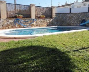 Piscina de Casa adosada de lloguer en Sanlúcar de Barrameda amb Aire condicionat, Calefacció i Terrassa