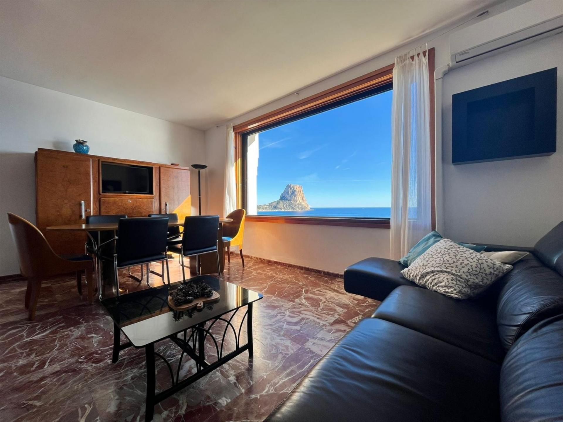 Living room of Flat for sale in Calpe / Calp  with Air Conditioner, Heating and Private garden