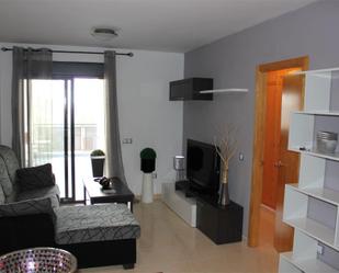 Living room of Flat for sale in Vícar  with Air Conditioner, Heating and Parquet flooring